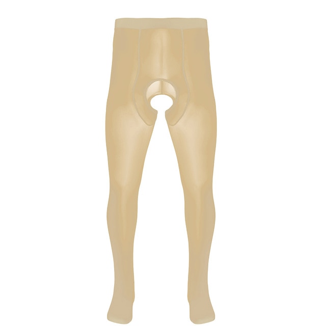 Crotchless Silky Pantyhose - Sissy Lux