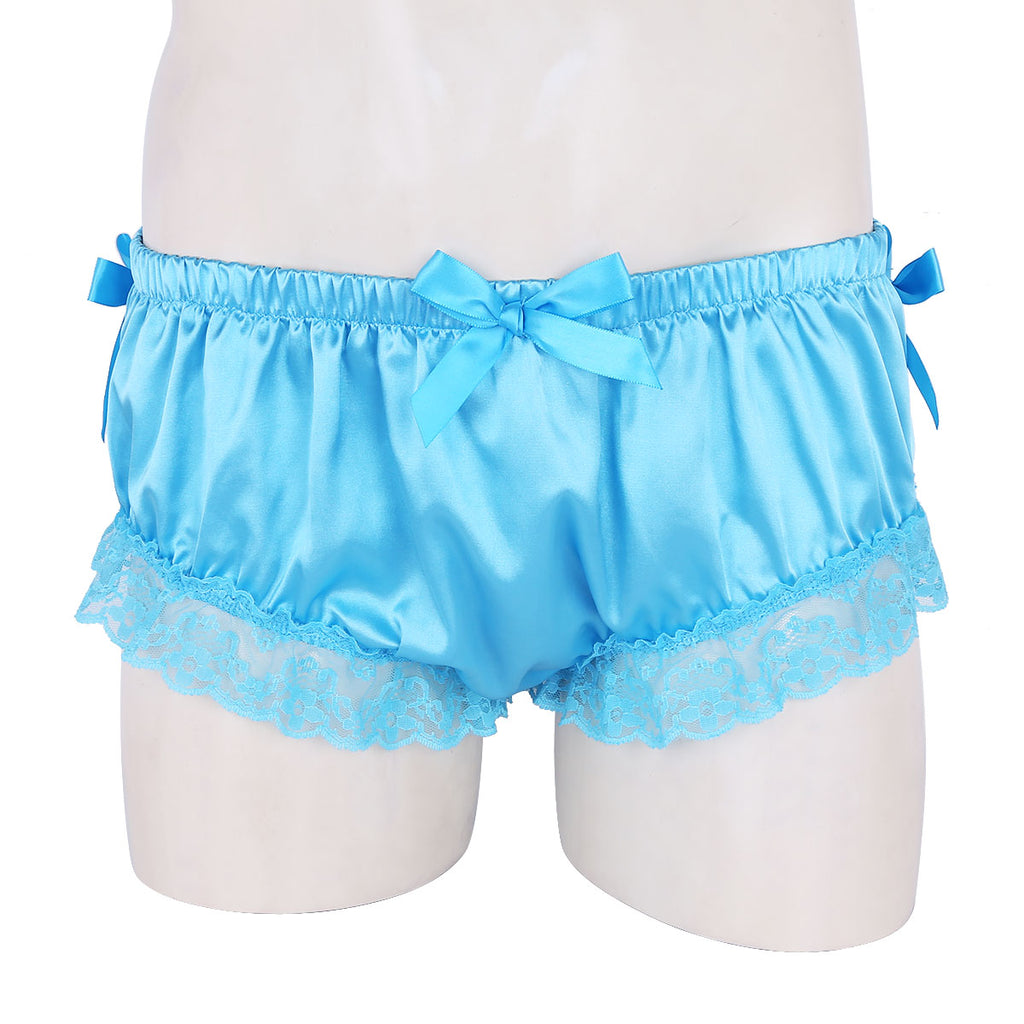 Satin Ruffled Sissy Panties - Sissy Lux
