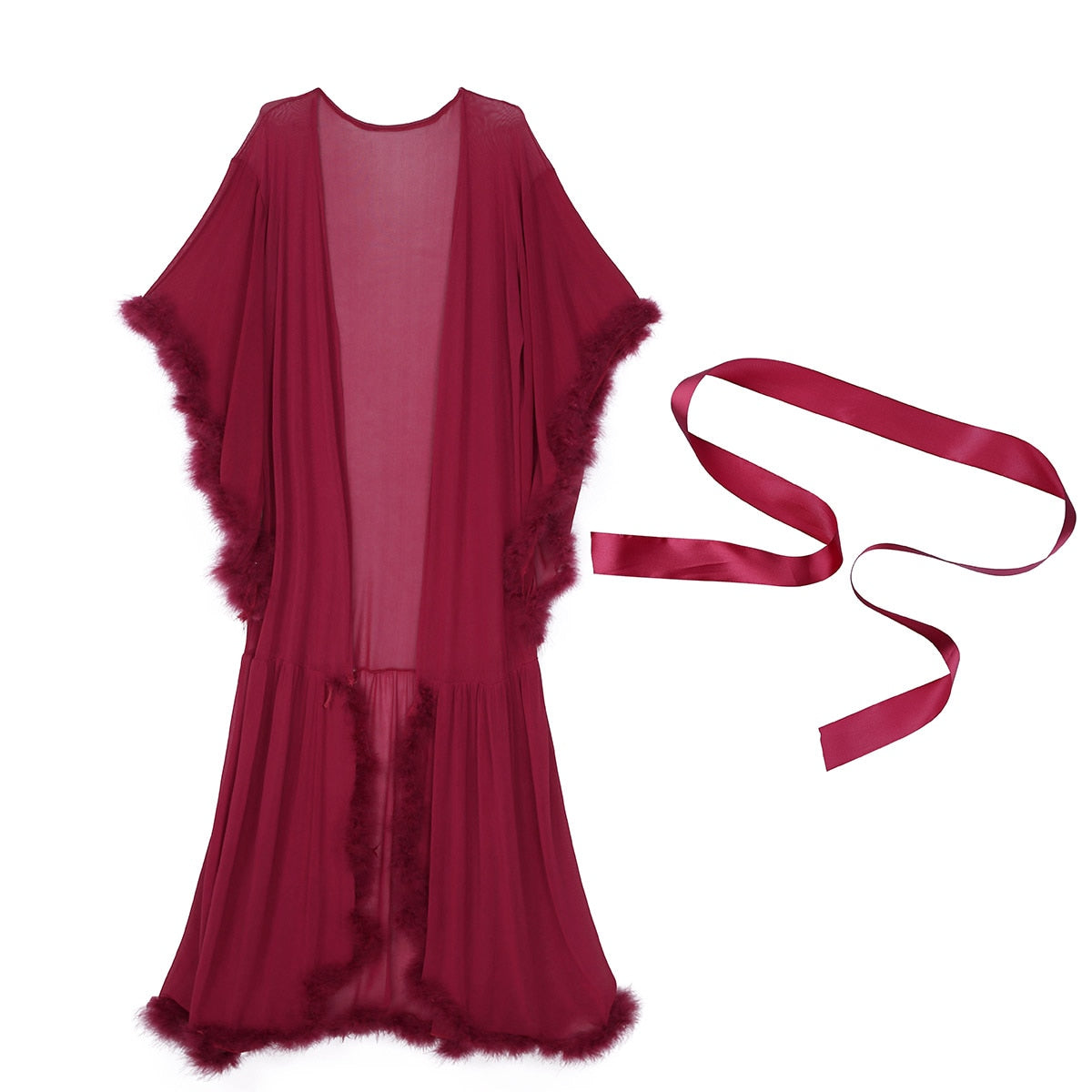 "Sissy Betsy" Feather Robe - Sissy Lux