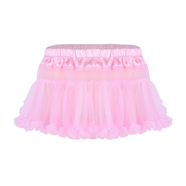 "Sissy Tania" Frilly Ruffled Tulle Skirt - Sissy Lux