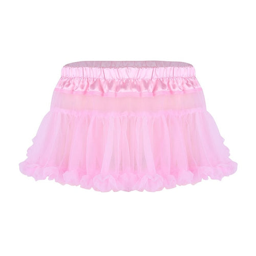 "Sissy Tania" Frilly Ruffled Tulle Skirt - Sissy Lux