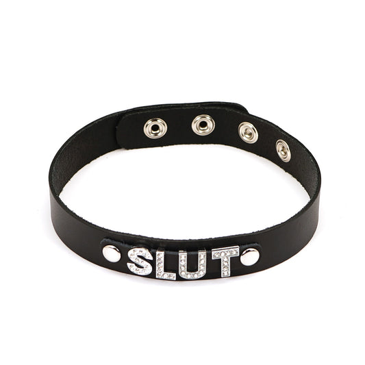 Slut BDSM Slave Collar - Sissy Lux