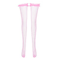 Pink Mesh Sissy Stockings - Sissy Lux