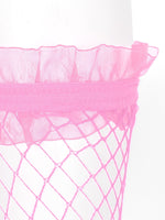 Load image into Gallery viewer, Pink Mesh Sissy Stockings - Sissy Lux
