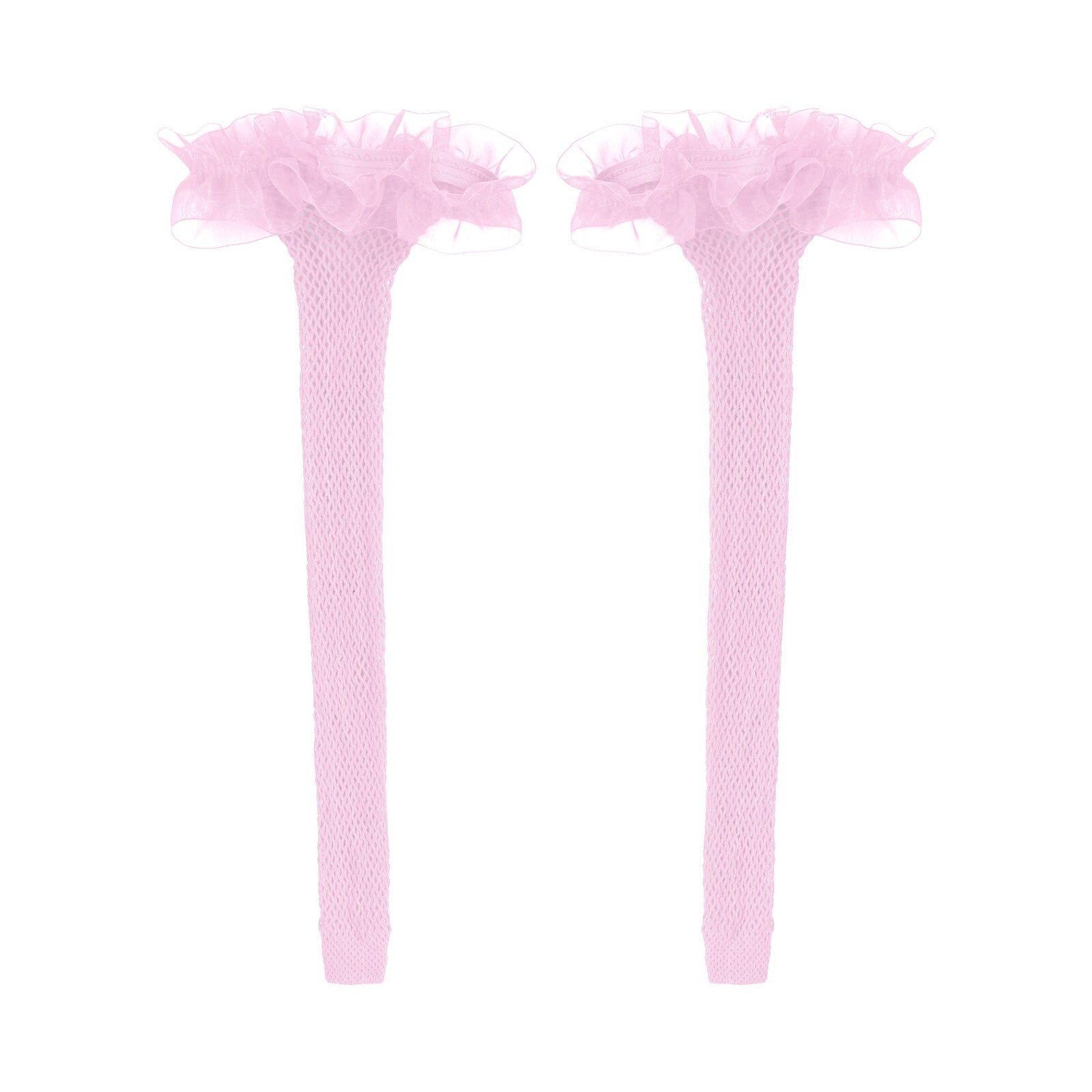 Pink Mesh Sissy Stockings - Sissy Lux