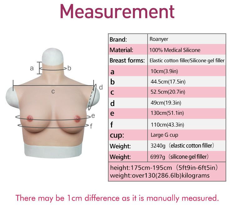 G Cup Breasts Large Size