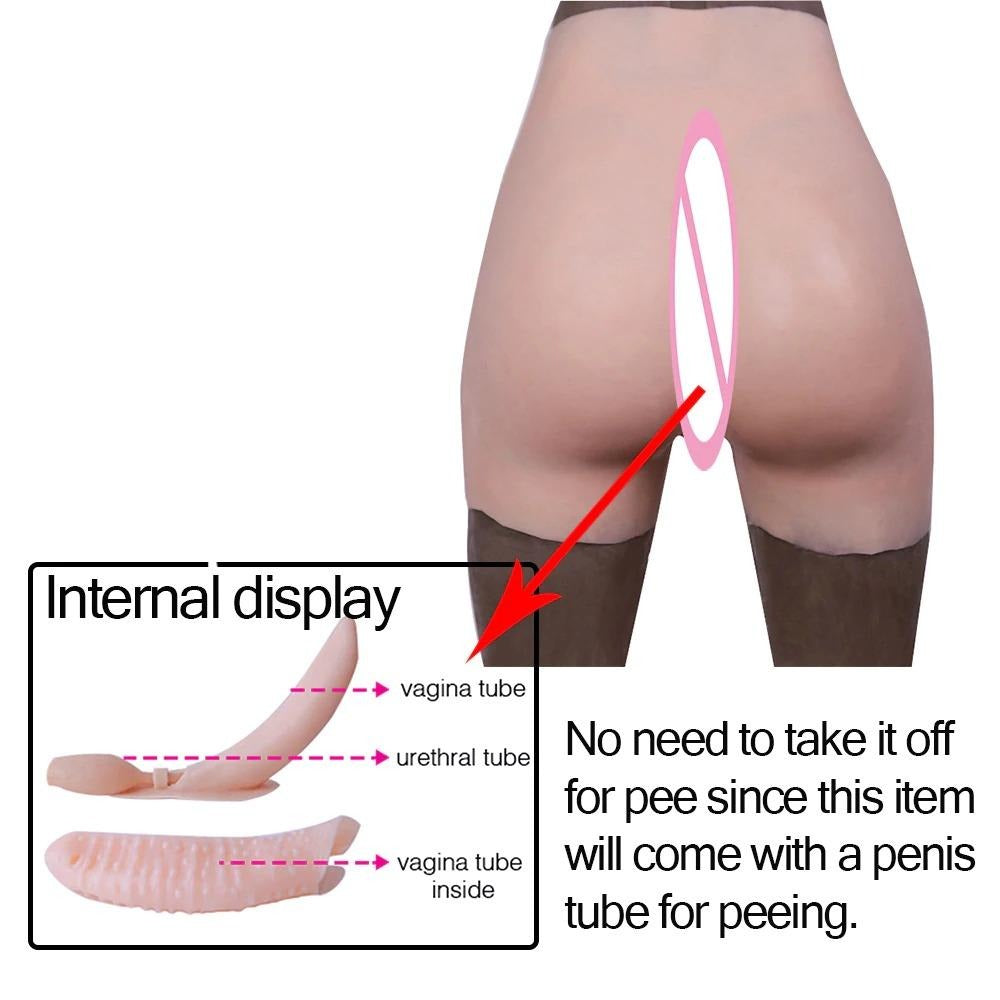 Realistic Fake Vagina Panties - Sissy Lux