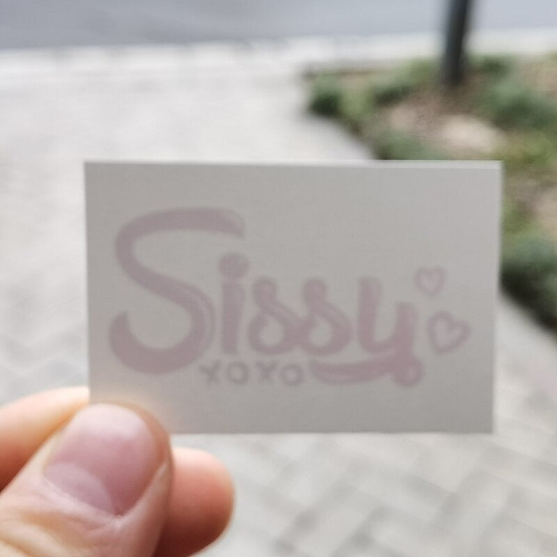 Sissy XOXO Temporary Tattoo - Sissy Lux