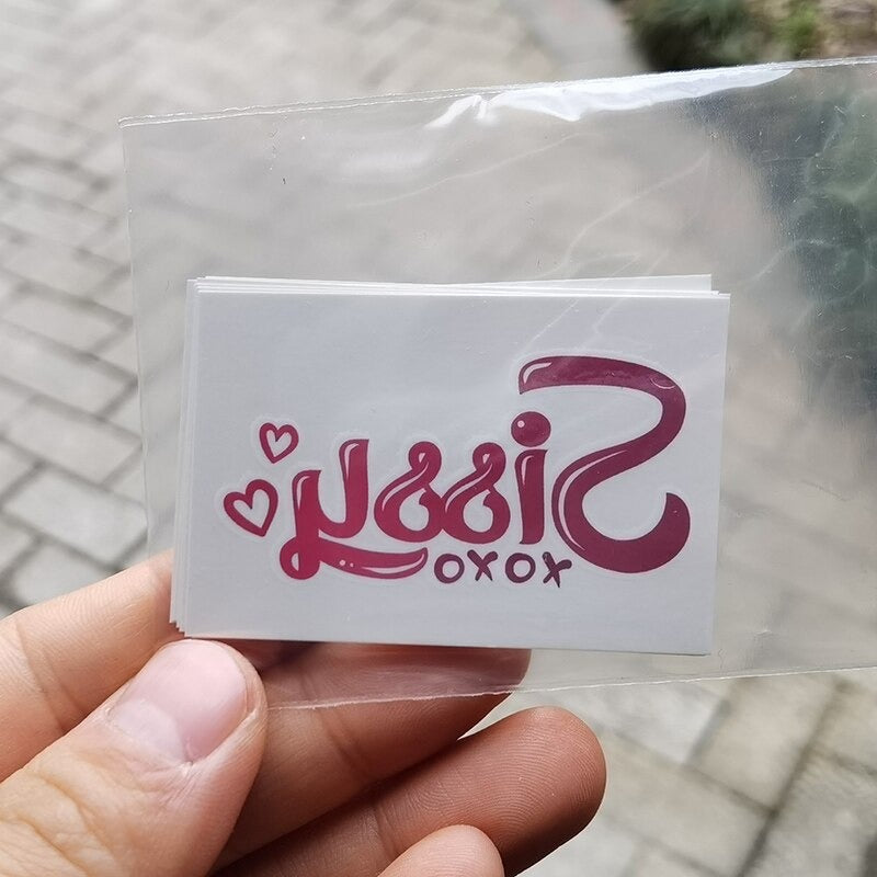Sissy XOXO Temporary Tattoo - Sissy Lux