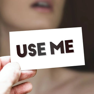 "Use Me" Temporary Tattoo - Sissy Lux