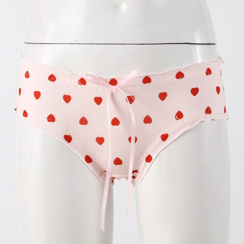 Cute Heart Print Sissy Panties - Sissy Lux