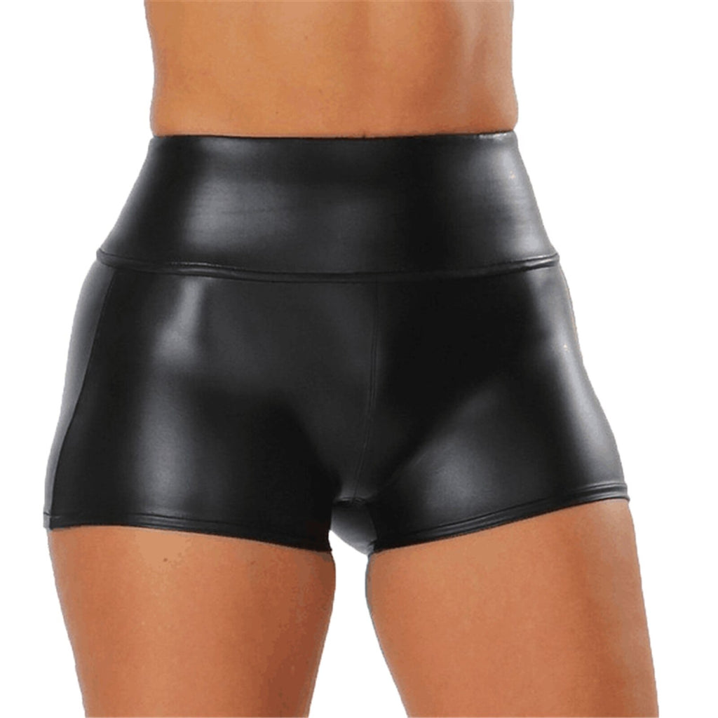 Super Slut Leather Shorts - Sissy Lux