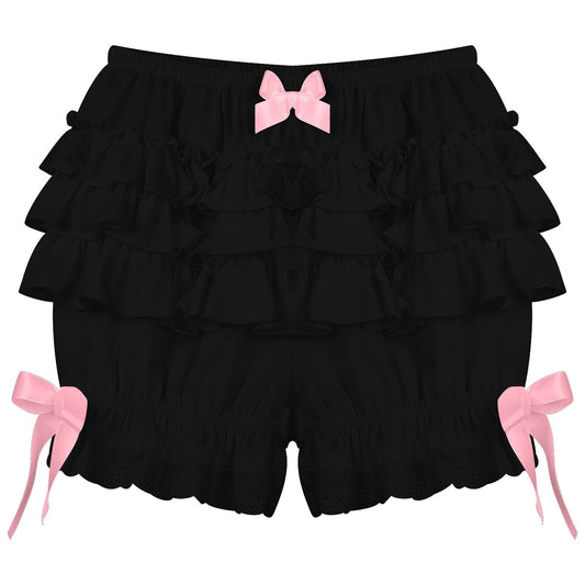 Sissy Alexa Ruffled Bowknot Shorts - Sissy Lux