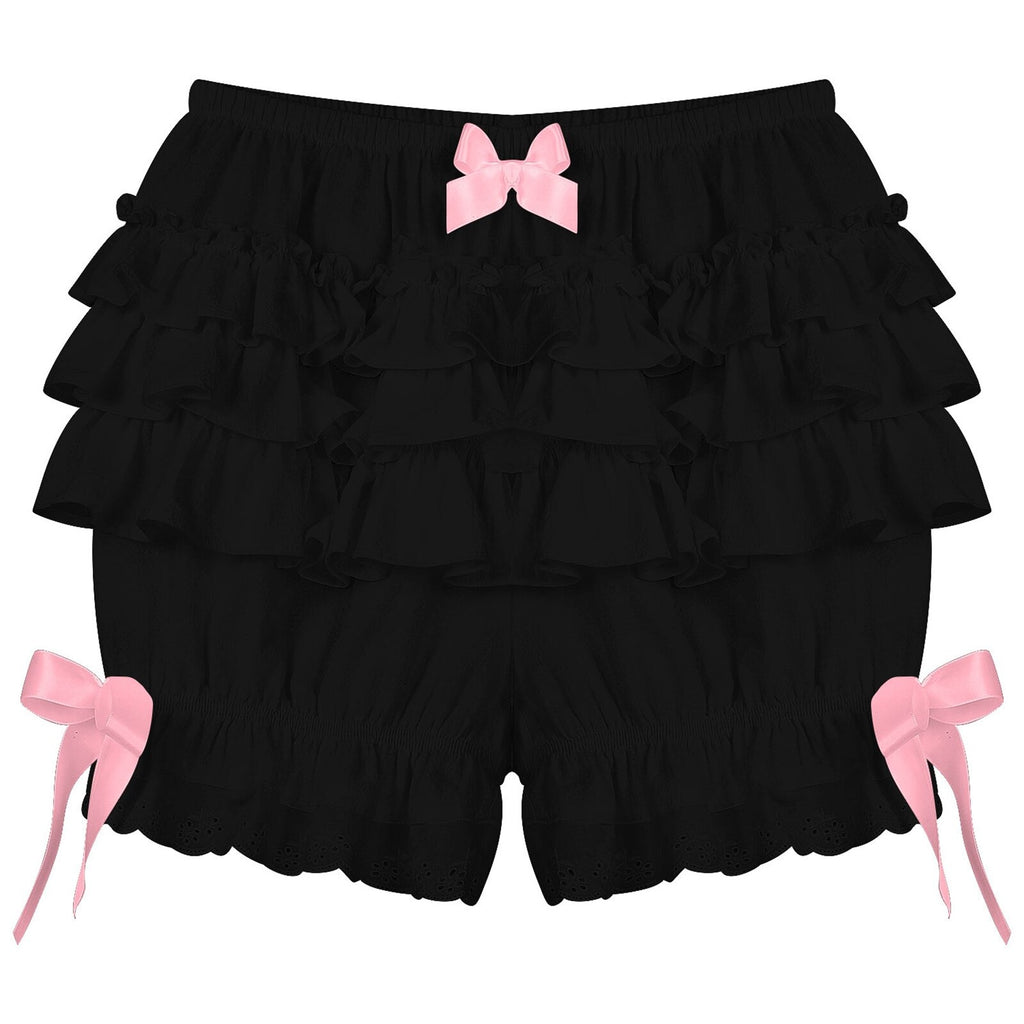 Sissy Alexa Ruffled Bowknot Shorts - Sissy Lux