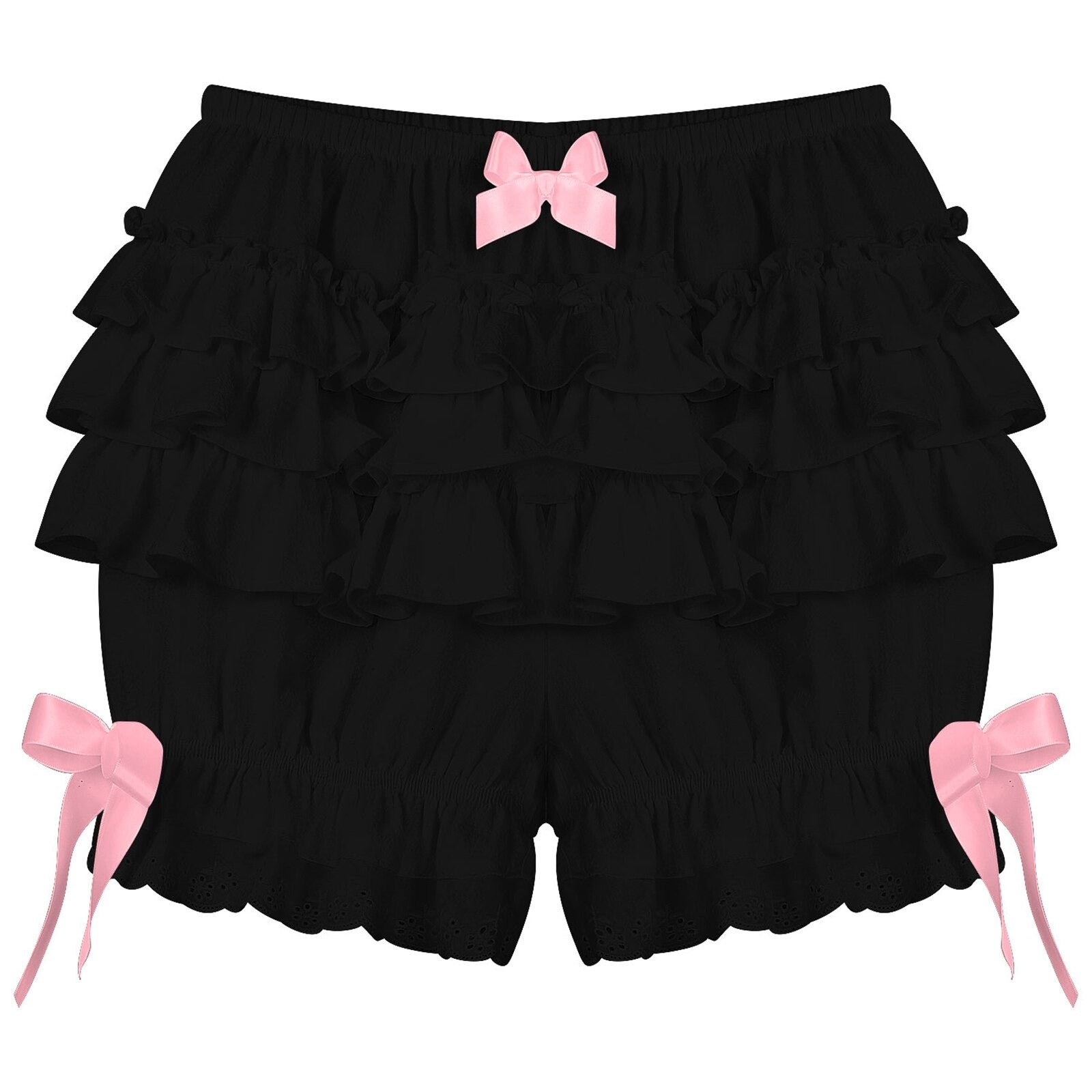 Sissy Alexa Ruffled Bowknot Shorts - Sissy Lux